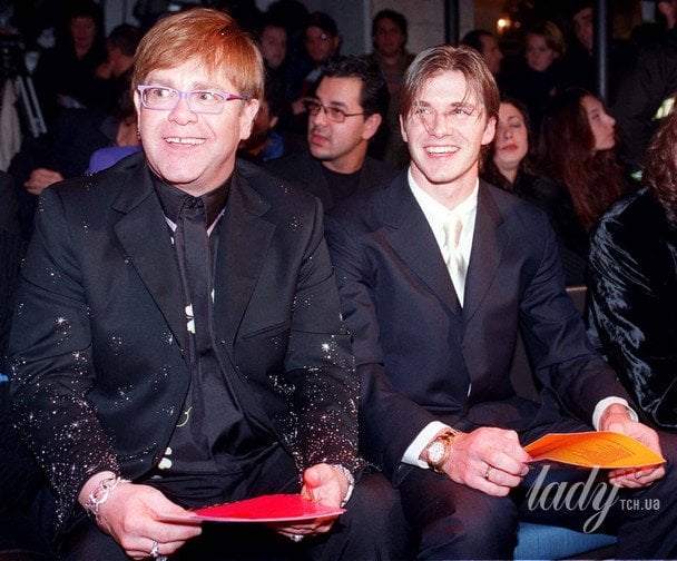 Девід Бекхем і Елтон Джон 1998 рік / © Associated Press
